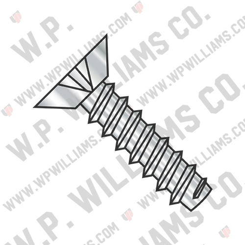 Phillips Flat Undercut Self Tapping Screw Type B Fully Threaded 18 8 Stainless