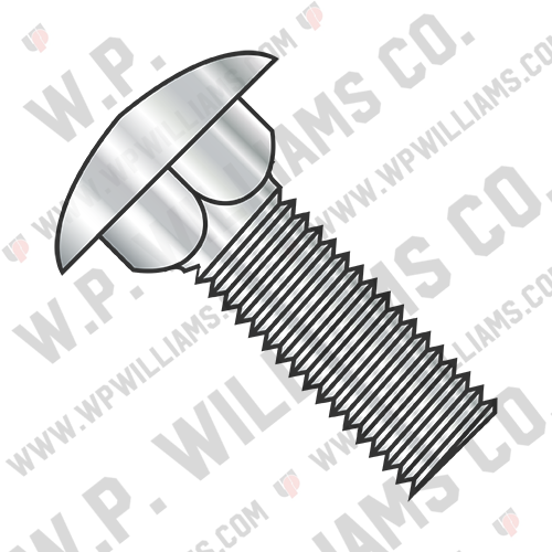 Carriage Bolt 18 8 Stainless Steel Fully Threaded
