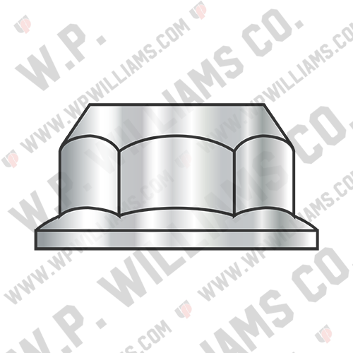 Din 6923 Metric Hex Flange Nut Non Serrated 18 8 Stainless Steel