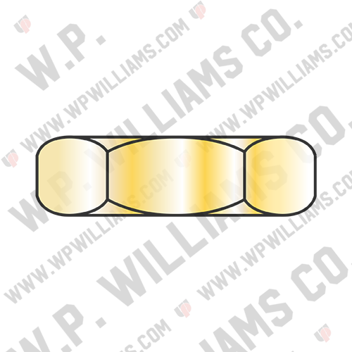 MS51967 Military Finished Hex Nut Coarse Thread Grade B Cadmium Yellow DFAR