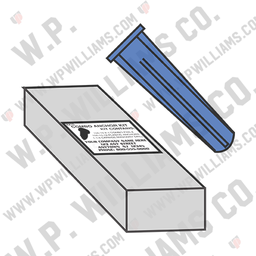 Conical Plastic Anchor Kit