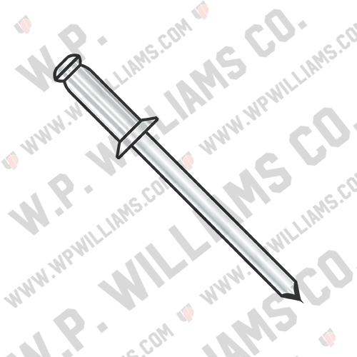 Countersunk Stainless Steel Rivet WIth Steel Mandrel