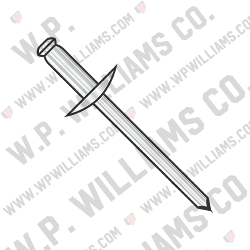 Large Flange Stainless Steel Rivet With Stainless Steel Mandrel