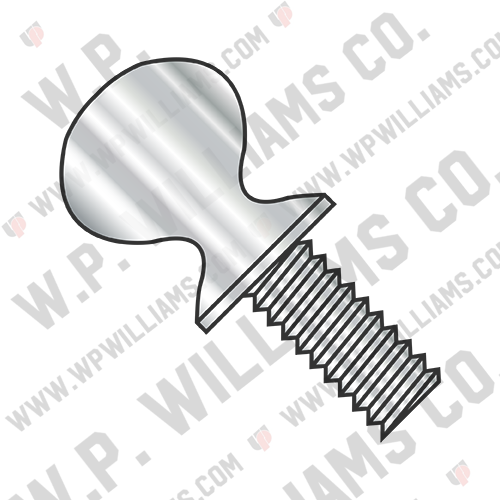 Thumb Screw With Shoulder Full Thread 18-8 Stainless Steel