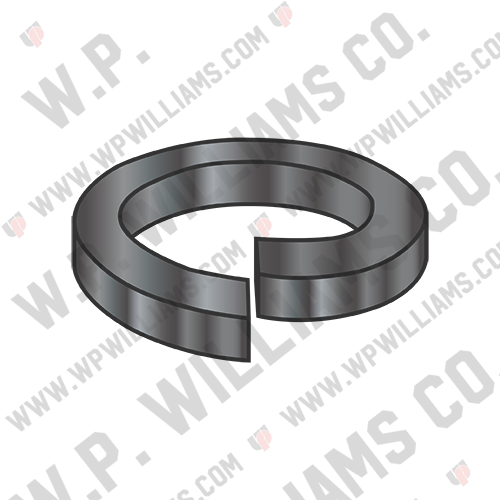 Medium Split Lock Washer 18 8 Stainless Steel Black Oxide