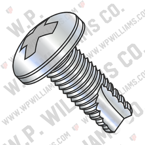 Phillips Pan Thread Cutting Screw Type 23 Fully Threaded Zinc Bake