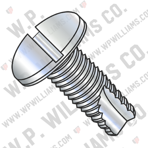 Slotted Pan Thread Cutting Screw Type 23 Fully Threaded Zinc