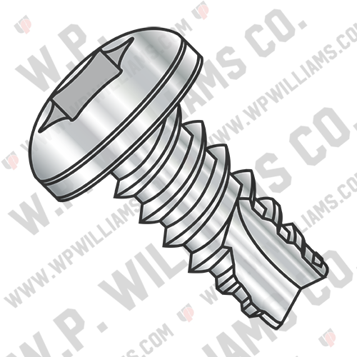 6 Lobe Pan Thread Cutting Screw Type 25 Fully Threaded 18 8 Stainless Steel