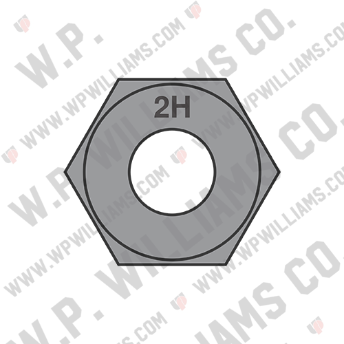 Heavy Hex Structural Nuts A 194 2 H Plain North American Made