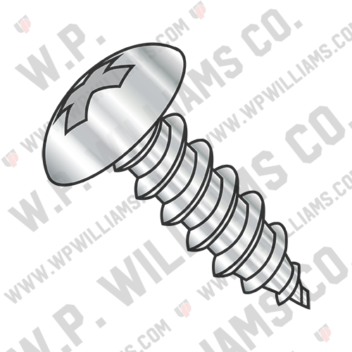 Phil Full Contour Truss Self Tapping Screw Type AB Full Thread 18-8 Stainless