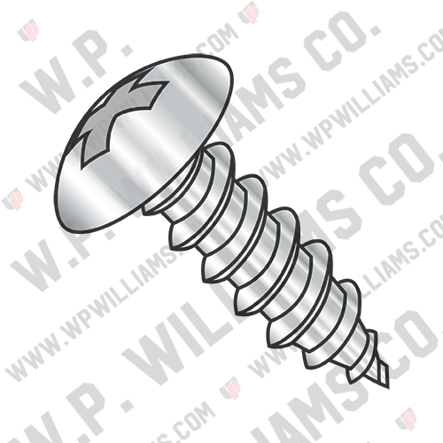 Phillips Full Contour Truss Self Tapping Screw Type A B Fully Threaded Chrome