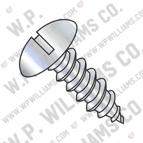 Slotted Truss Self Tapping Screw Type A B Fully Threaded Zinc And Bake