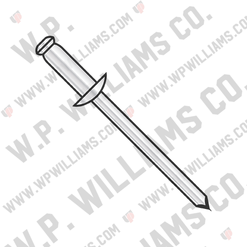 Aluminum Rivet With Aluminum Mandrel