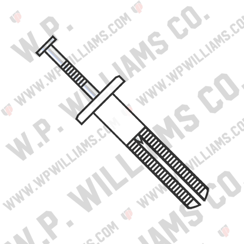Round Head Nail In Anchor Nylon