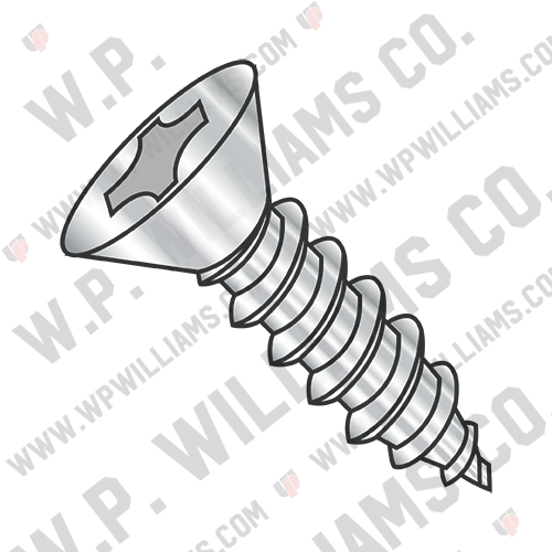 Phillips Flat Self Tapping Screw Type A Fully Threaded 18 8 Stainless Steel