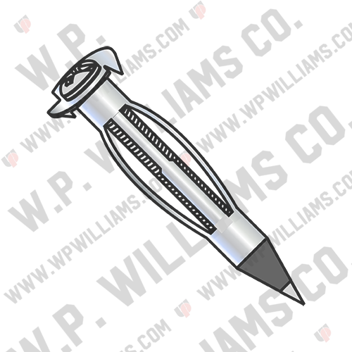 Hollow Wall Anchor Drive style Pointed Zinc