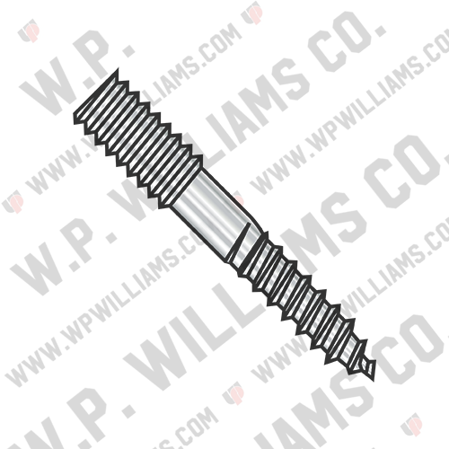 Hanger Bolt Plain Center 18 8 Stainless Steel