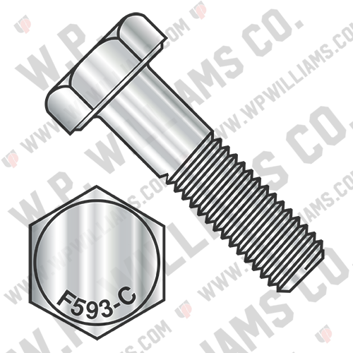 Hex Cap Screw 18-8 Stainless Steel