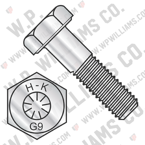 Fine Thread Hex Cap Screw Grade 9 DFAR EcoGuard Gray/Silver 1,000 Hr Corrosion