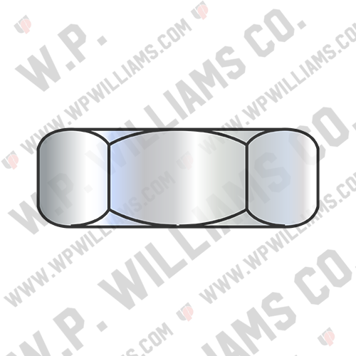 Din 439 Class 04 Hex Jam Nut Zinc