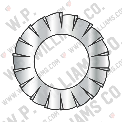 Metric Din 6798 External Tooth Serrated Lock Washer A2 Stainless Steel