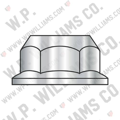 Din 6923 Metric Hex Flange Nut Non Serrated 316 Stainless Steel