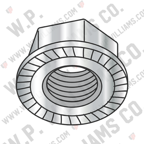 Din 6923 Metric Hex Flange Nut Serrated A2 Stainless Steel