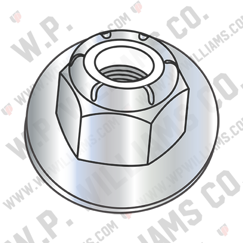 Din6926/ISO7043 Metric class 8 Prevail Torque Nylon Insert Hex Flange Lock Nut Z