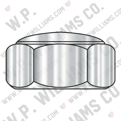 Metric Din 917 Hex Cap Nut Flat Top A2 Stainless Steel