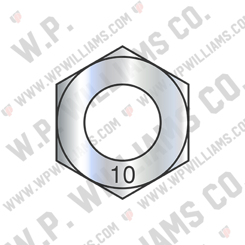 Din 934 Metric Class 10 Hex Nuts Zinc