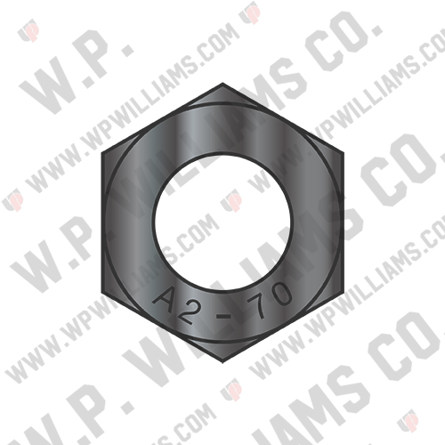 Din 934 Metric Hex Nuts 18 8 Stainless Steel Black Oxide