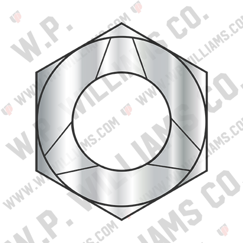 Metric Prevailing Torque Type Hexagon Nut Based On Din 934 A2 Stainless Steel
