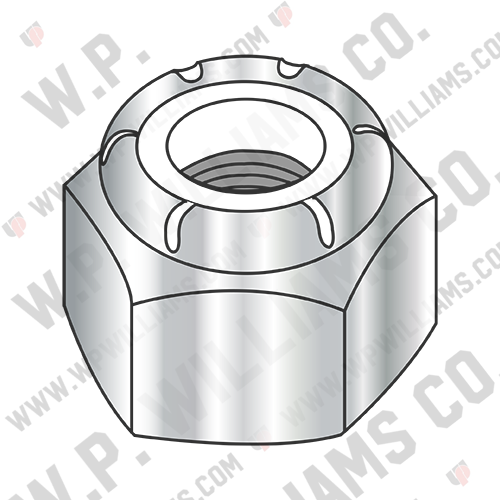 Metric Din 982 Hex Nylon Insert Locknut High Type A2 Stainless Steel