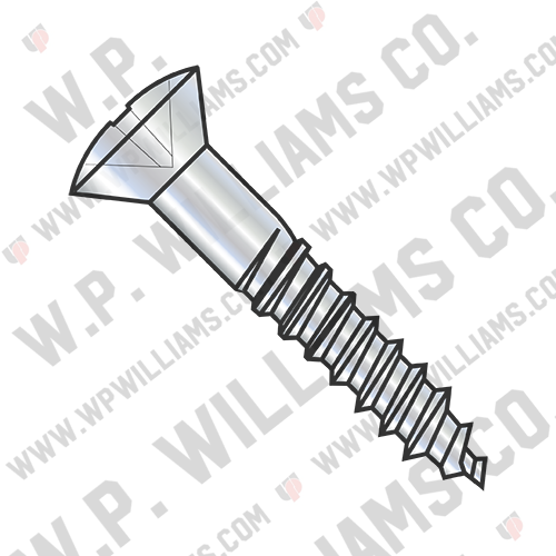 Phillips Oval Full Body Wood Screw Zinc