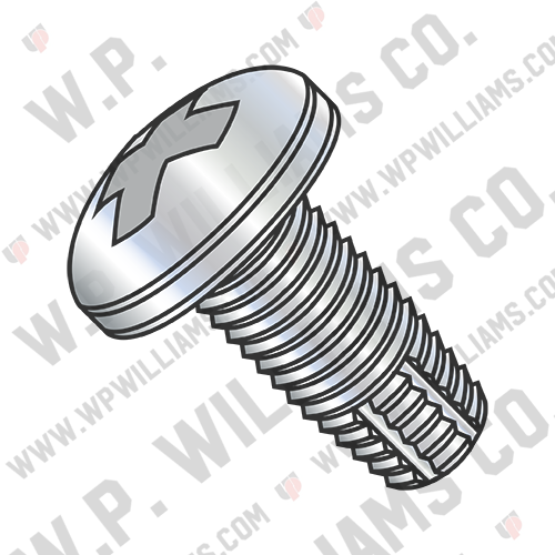 Phillips Pan Thread Cutting Screw Type F Fully Threaded Zinc And Bake