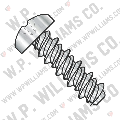 PHILLIPS PAN HIGH LOW SCREW FULLY THREADED 410 STAINLESS STEEL