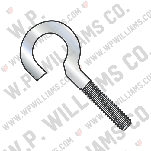 Open Eye Bolt Machine Screw Thread Zinc