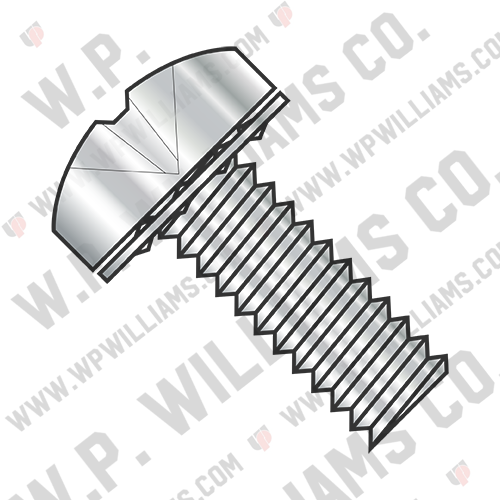 Phillips Pan Internal Sems Machine Screw Fully Threaded 18-8 Stainless Steel