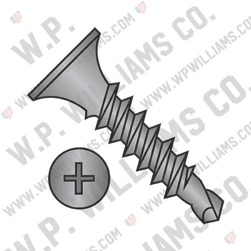 Phillips Bugle Head Full Thread Self Drilling Drywall Screw Black Phosphate