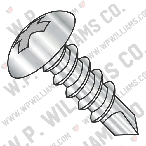 Phillips Truss Full Thread Self Drilling Screw 18-8 Stainless Steel