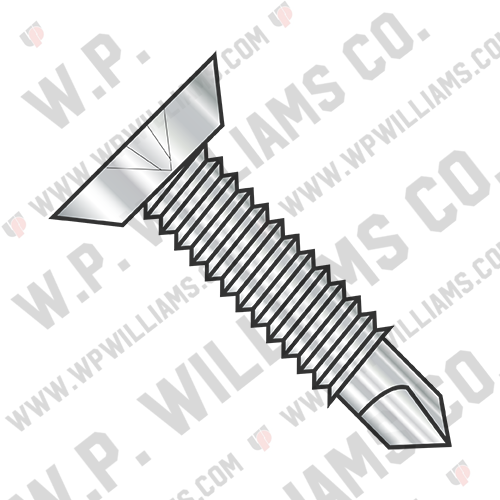 Phil Flat Undercut Full Thd Self Drill Machine Screw Thread 18 8 Stainless Steel