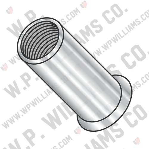 Small Head Rivet Nut Stainless Steel Cleaned and Polished NON-RIBBED