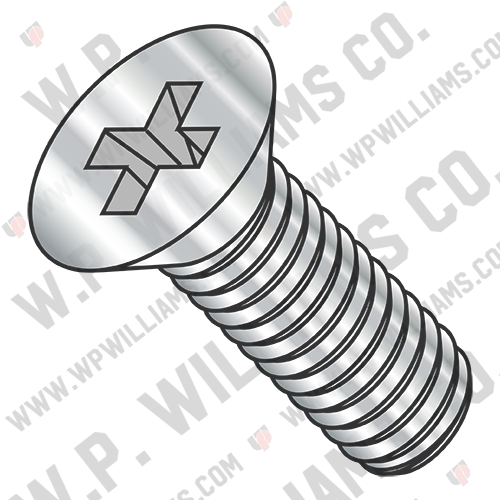 Din 965 Metric Phillips Flat Machine Screw Full Thread 18 8 Stainless Steel