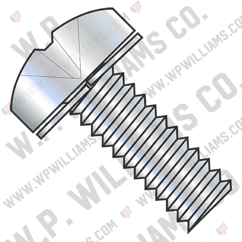 Metric Din7985A Phil Pan Sem type H Din127B Split Lockwasher Full Thrd Zinc Bake