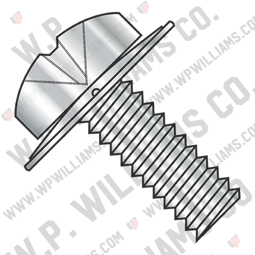 ISO7045 Phil Pan 410SS Conical Square Washer Sems Full Thred 188 Stainless Steel