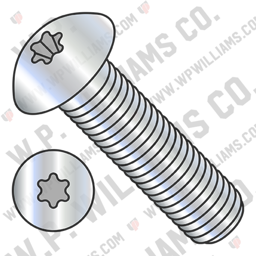ISO7380 Metric 6 Lobe Button Head Cap Screw Class 10.9 Zinc