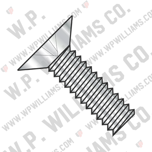 Phillips Flat 100 Degree Machine Screw Fully Threaded 18-8 Stainless Steel