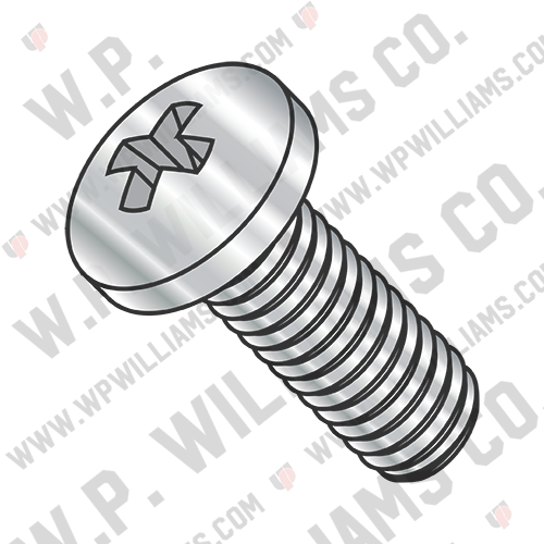 Phillips Pan Machine Screw Fully Threaded 410 Stainless Steel