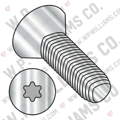 Din7500ME Metric 6 Lobe Flat Thread Roll Screw Full Thd 18 8 Stain Steel PassWax