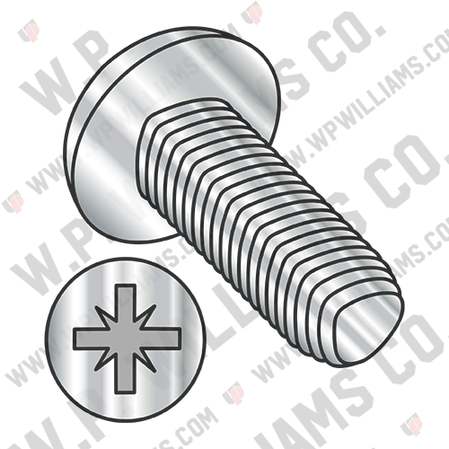 Din 7500C Metric Type Z Pan Thread Roll Screw Full Thd 18 8 Stain Steel Pass/Wax